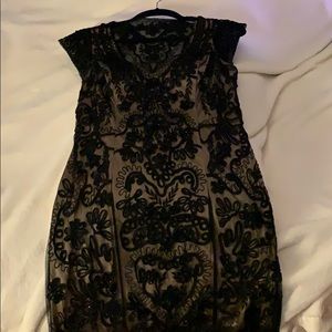 Sue Wong black beaded dress